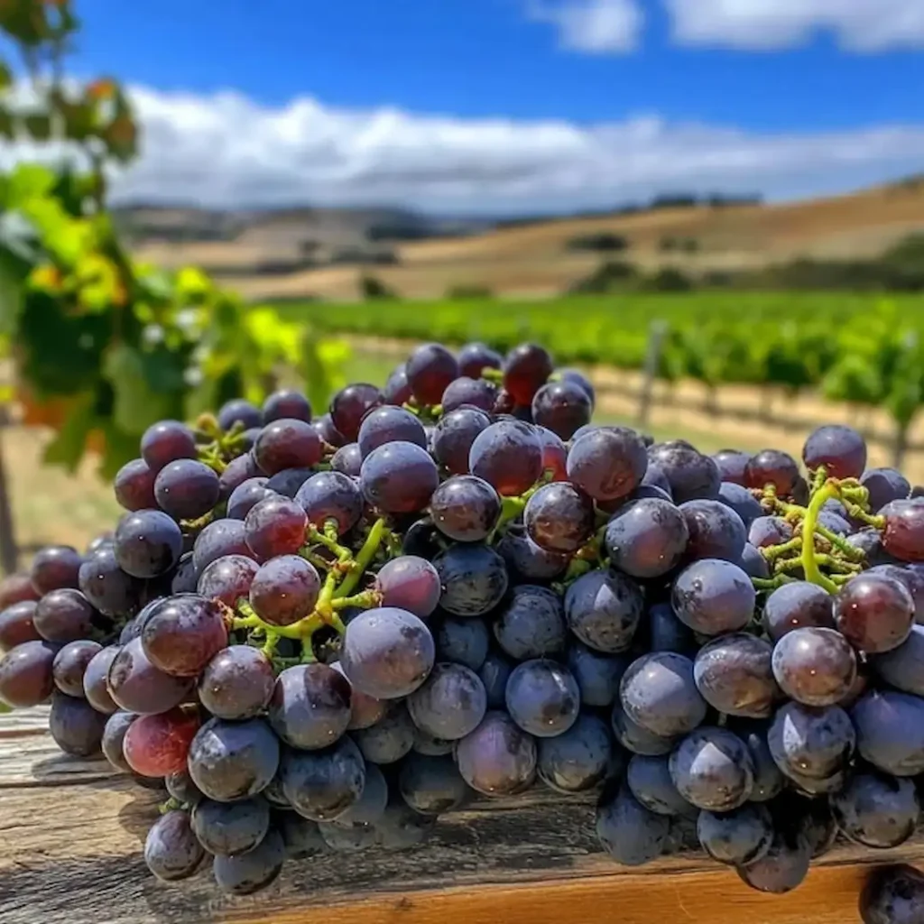 Candy Grapes: The Ultimate Guide to This Irresistible Sweet Treat 4 Candy grapes growing on vines in a sunlit vineyard, showcasing their natural ripeness.